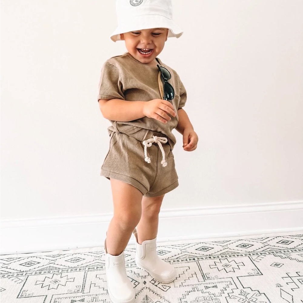 ORCAS LUCILLE // waffle toddler set